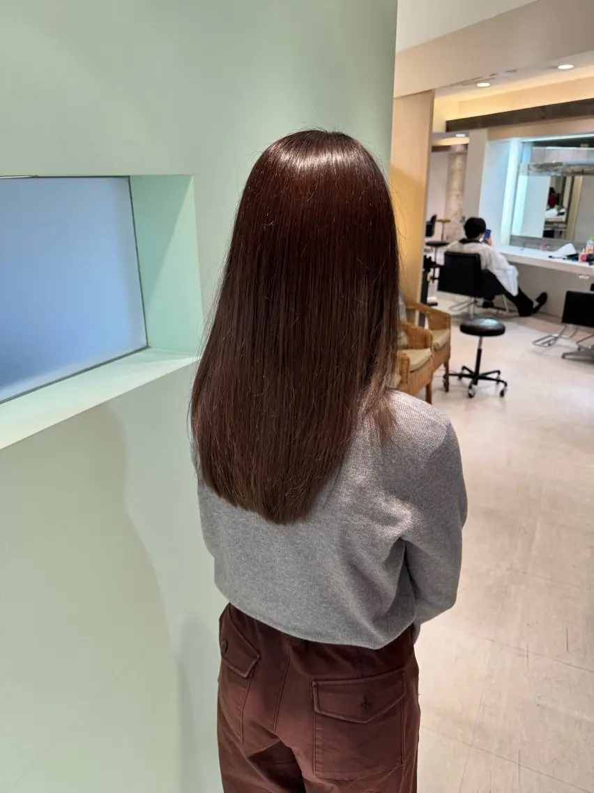 セミロング あおき りゅうせいのヘアスタイル
