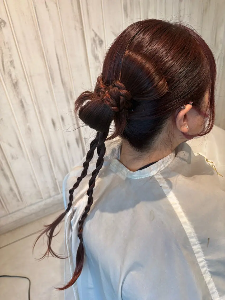 ロング ヘアアレンジ 鶴谷 麻衣のヘアスタイル