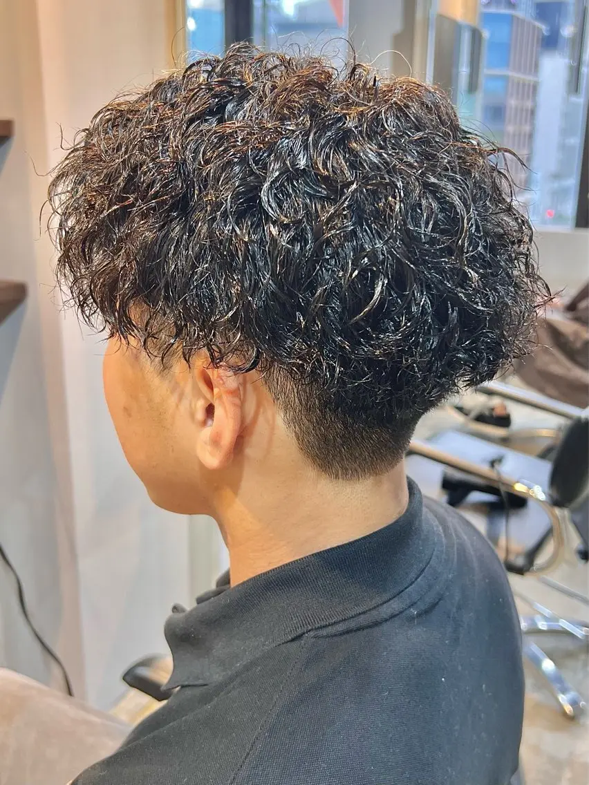 ショート パーマ メンズ メンズパーマ職人 加藤 弘貴のヘアスタイル