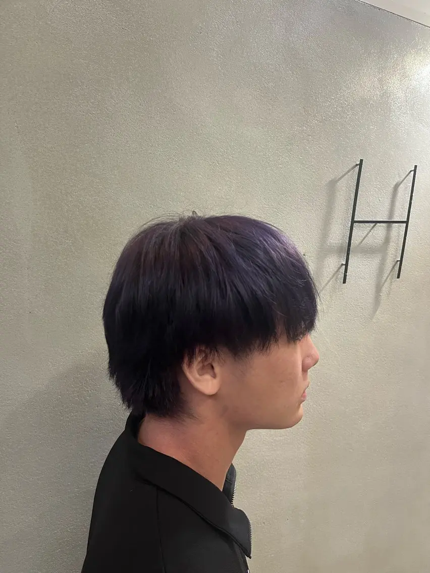 W color( ダブルカラー)ブリーチ込みの写真