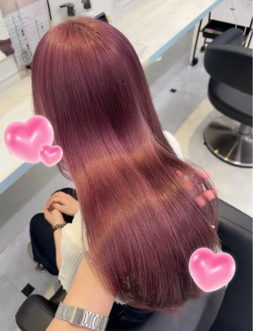 ロング ヘアカラー 似合わせcolor 🎀ʀɪɴᴏ🎶🪽のヘアスタイル