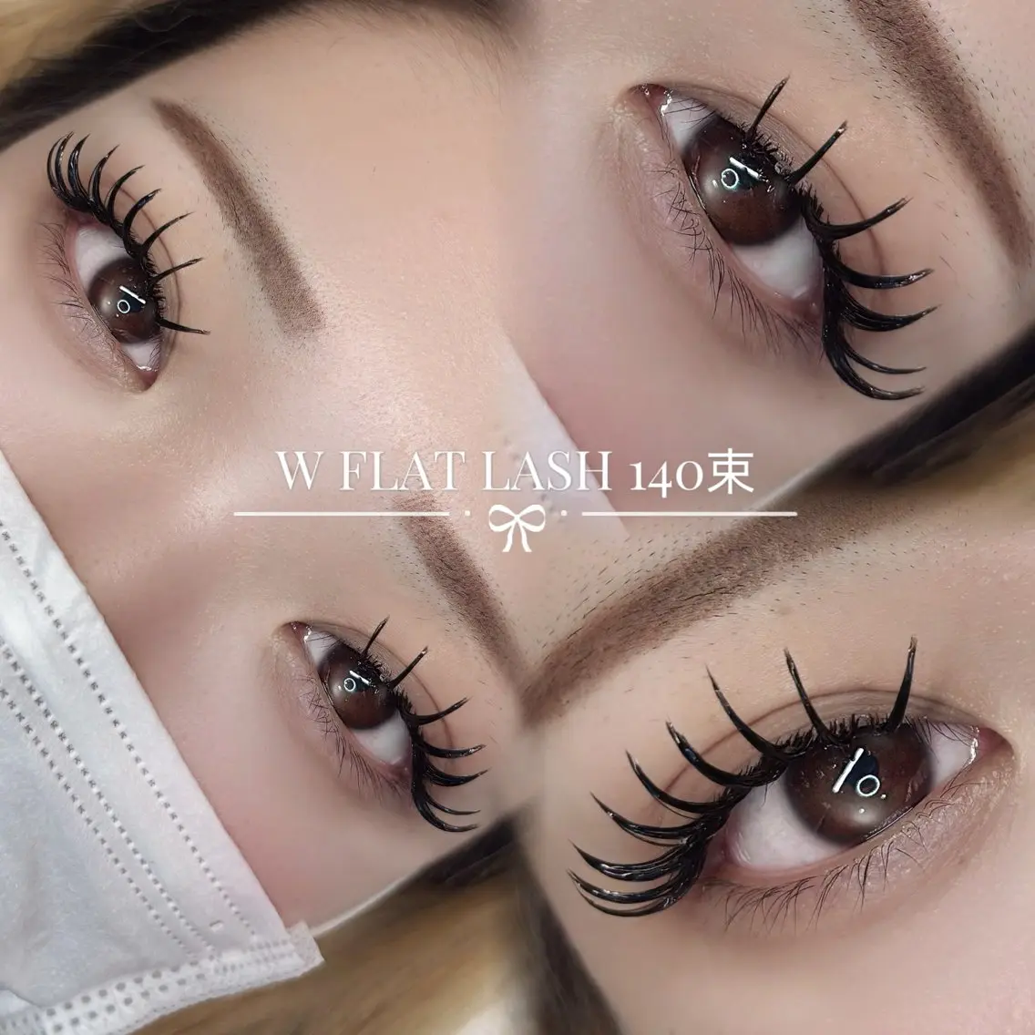 マツエク・マツパ フラットラッシュ マツエク eye_ towa🌷✨のマツエク・マツパデザイン