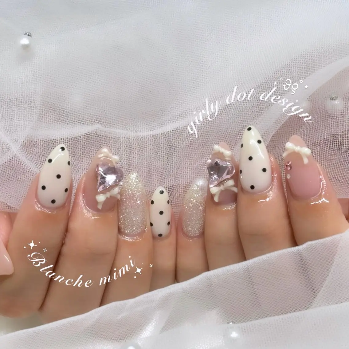 ネイル ハンドネイル Blanche mimi.u_aのネイルデザイン