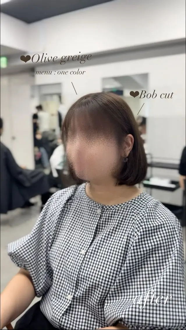 カラー カット ヘアカラー トリートメント 🥂上品ワンホンヘア 🥂nozomiのヘアスタイル