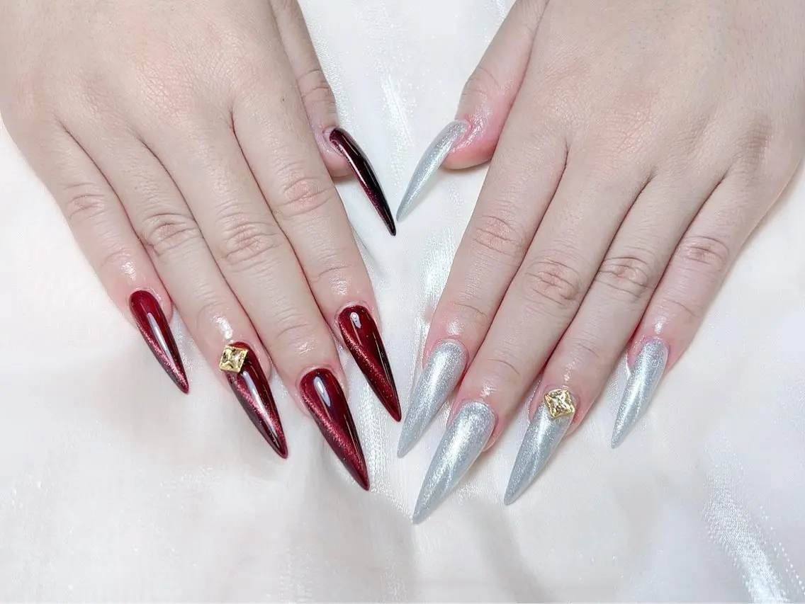 ネイル ハンドネイル M🌷nail 長さだし専門店のネイルデザイン