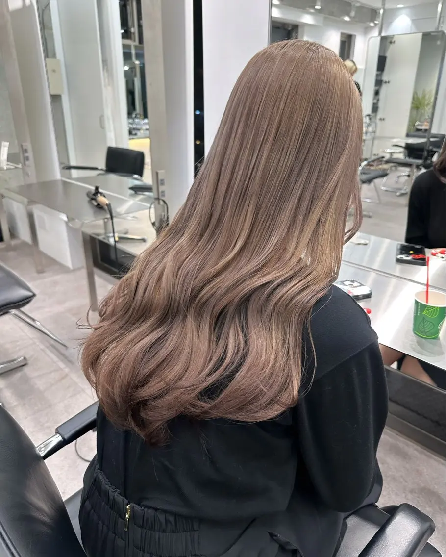 ロング カラー ヘアカラー 似合わせ×ハイトーン ブリーチカラー/大雅のヘアスタイル