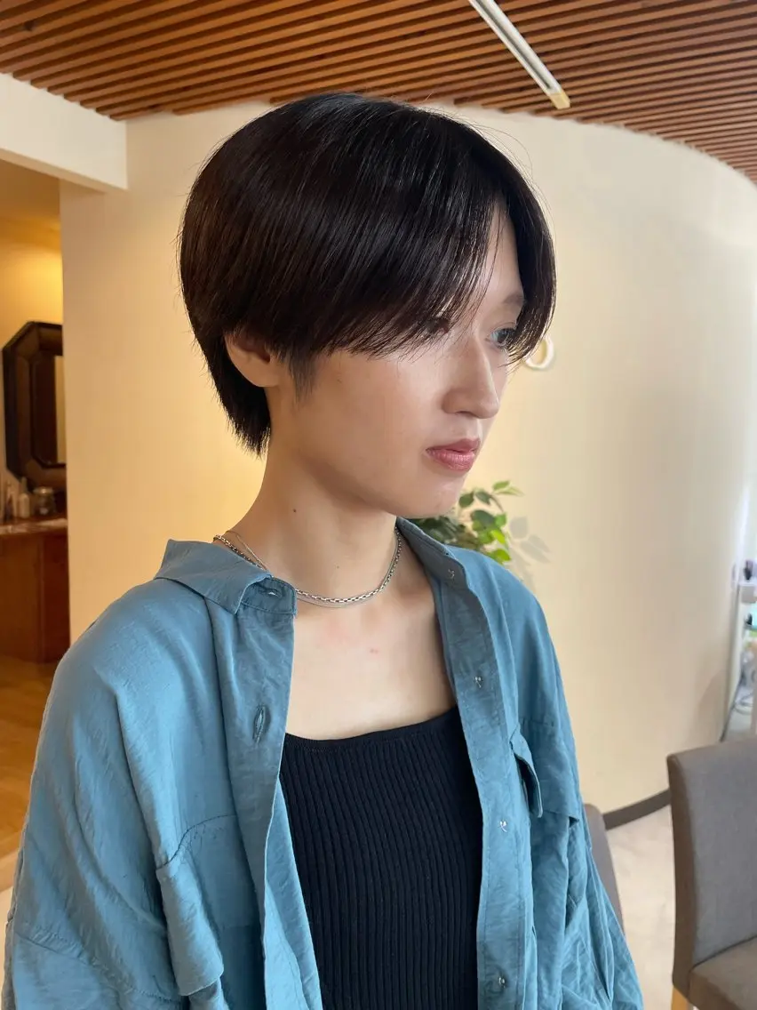 ショート ハンサムショート ショートヘア 宮本 いぶきのヘアスタイル