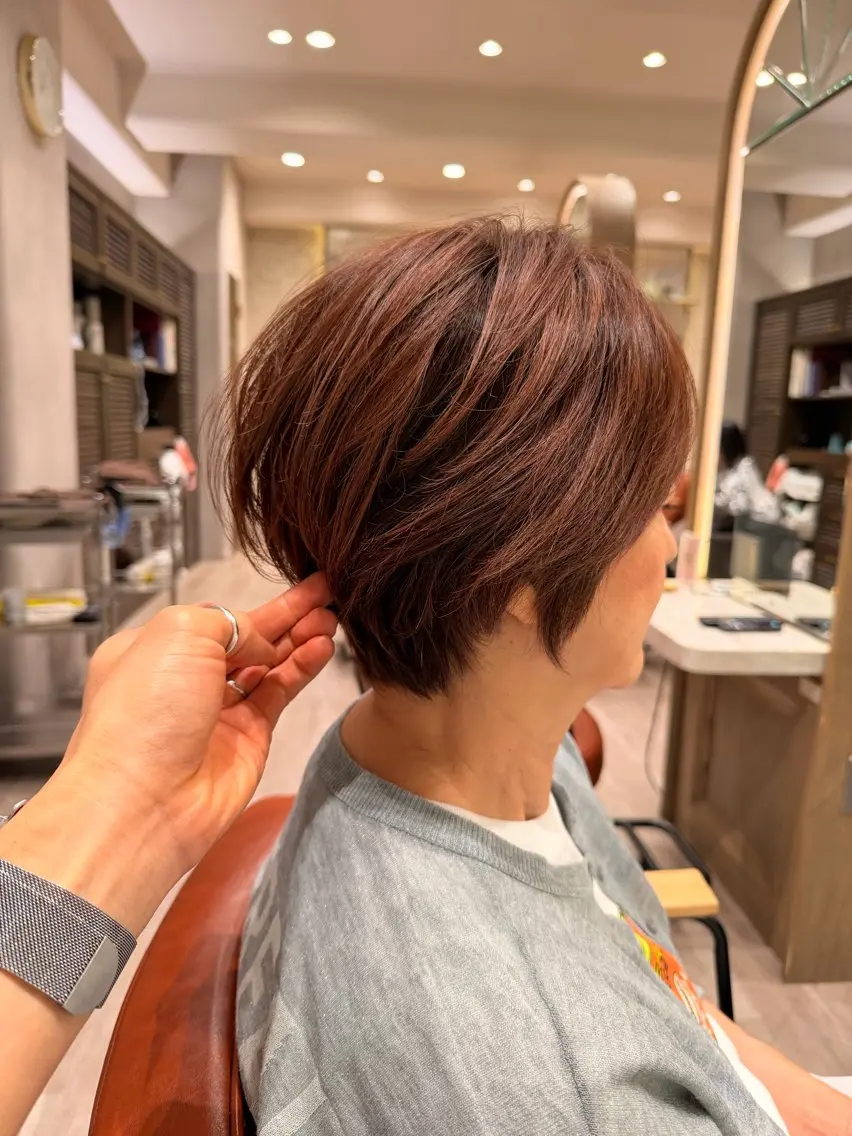 ショート ショート/ボブ アンドウ☺︎のヘアスタイル