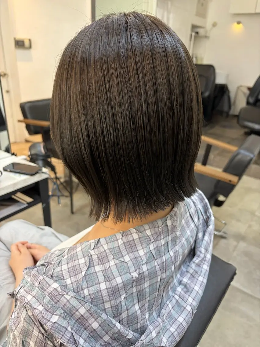 ミディアム カラー 🥀韓国ヘア🥀 宮津真菜のヘアスタイル
