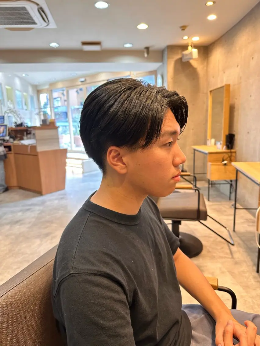 【韓国式アイロンニュアンスパーマ】メンズカット＋アイロンパーマの写真