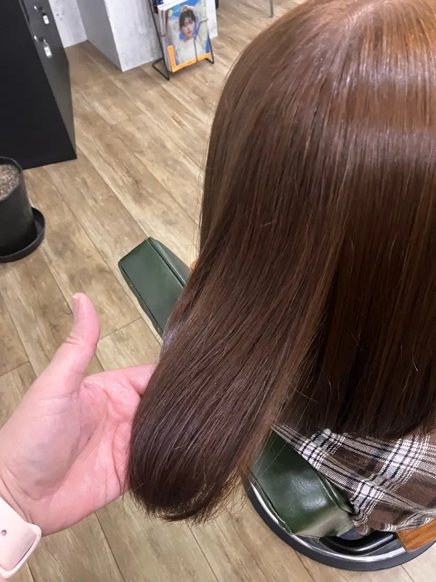 カラー ブリーチ ブリーチなしカラー pifdesign ⭐︎mikikoのヘアスタイル
