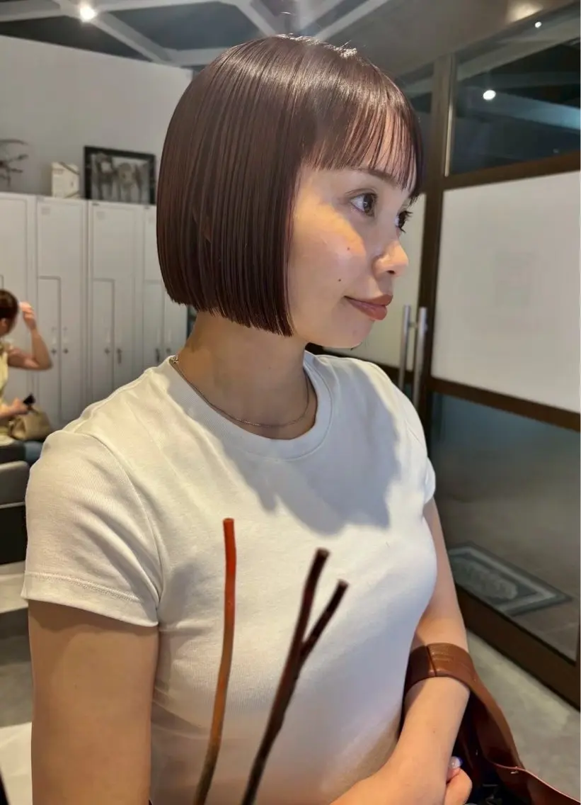 ショート ボブ カット ヘアカラー balance.赤田 蒼空のヘアスタイル