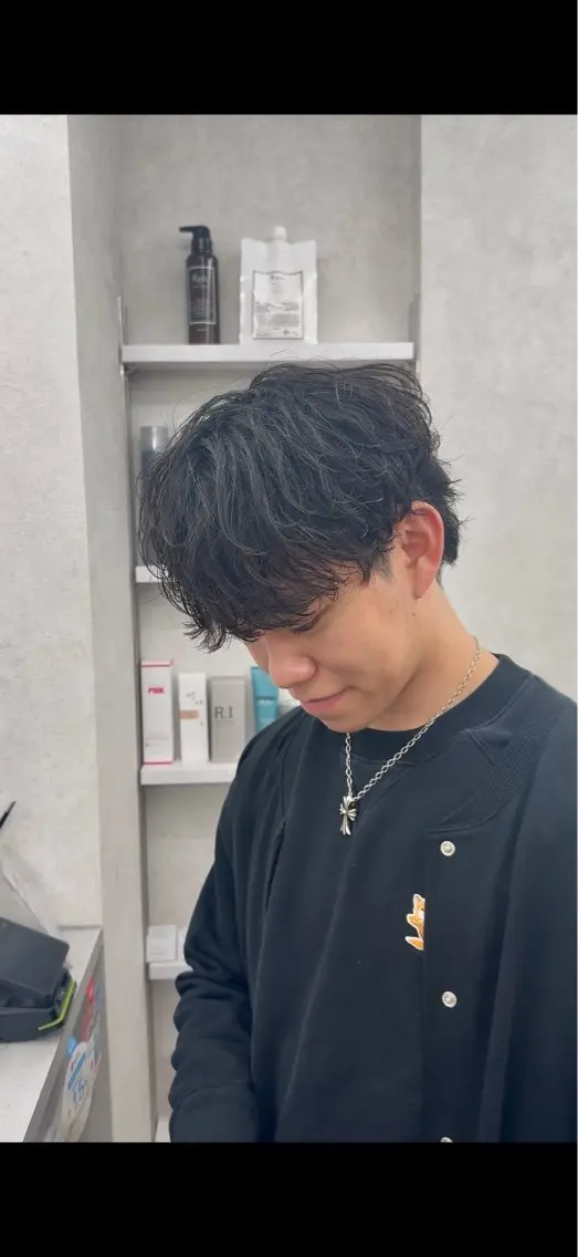 ショート カット パーマ 齊藤 大地のヘアスタイル