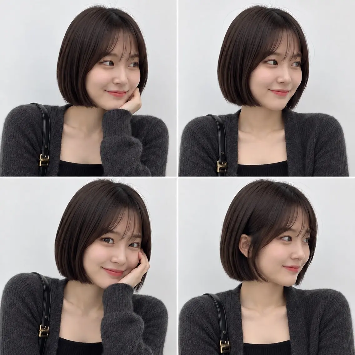 ショート カラー パーマ カット 縮毛矯正 トリートメント 🦋韓国風レイヤー/ 艶髪矯正🦋凛太郎のヘアスタイル