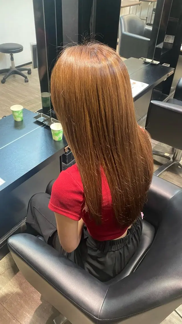 ロング ヘアカラー 水野 聖哉のヘアスタイル