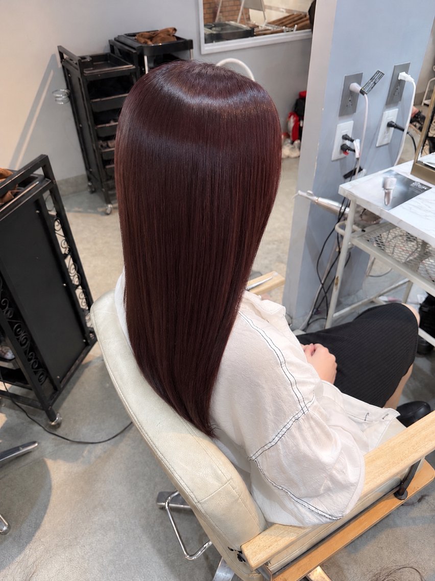 ロング 縮毛矯正/髪質改善 YUUのヘアスタイル