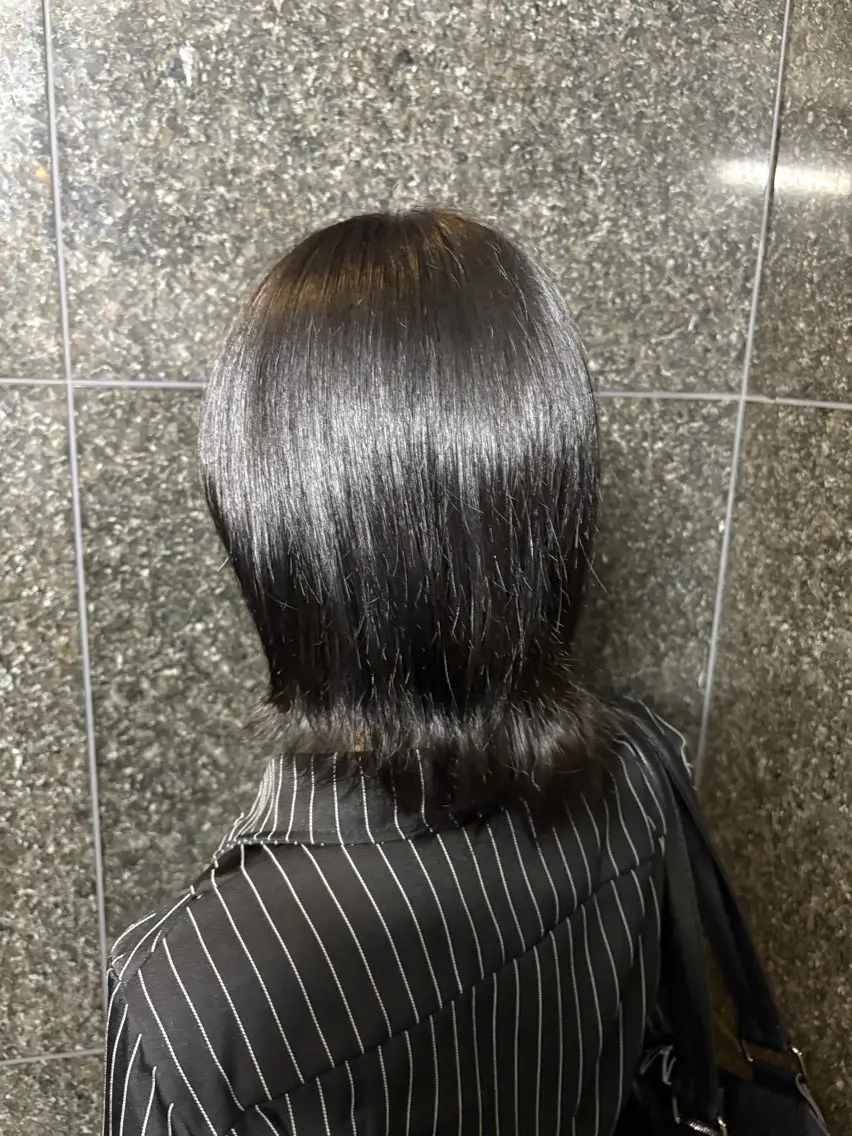 ミディアム カラー ヘアカラー 野口 楓華のヘアスタイル