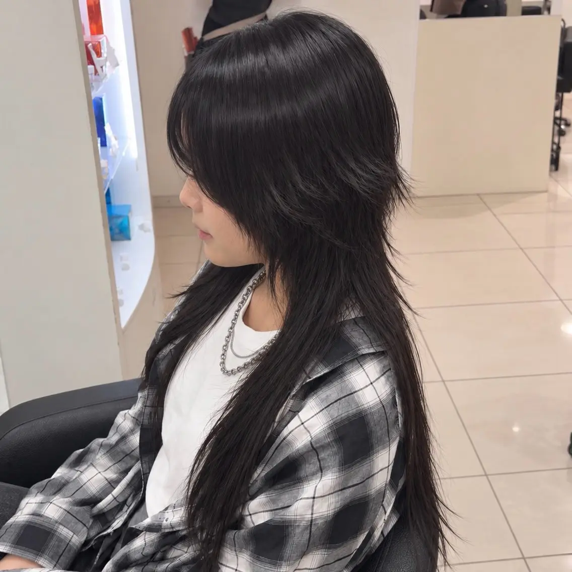 ロング カット 【くびれウルフ/ レイヤー】🖤ゆまののヘアスタイル