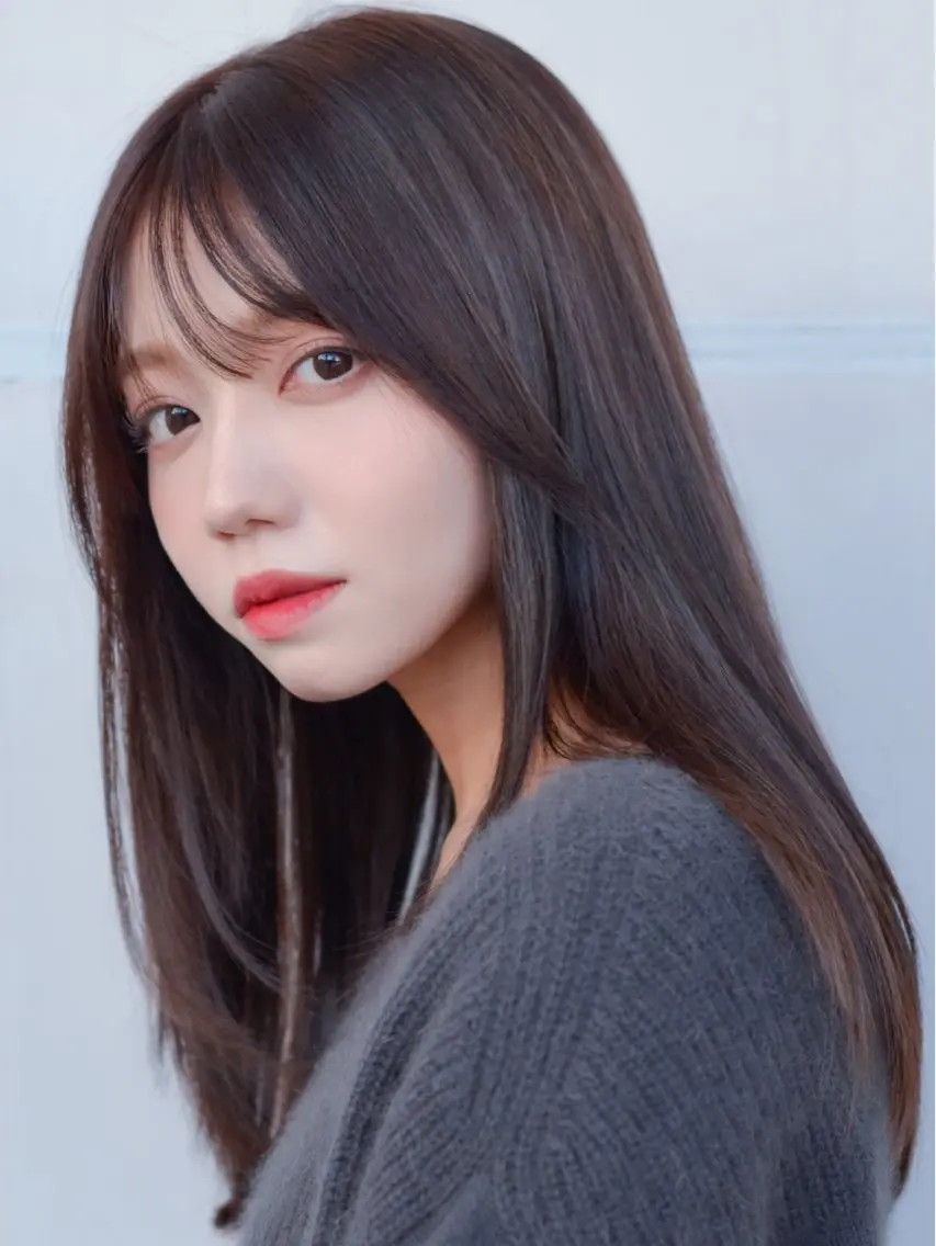 セミロング カラー パーマ ヘアアレンジ 髪質改善 ストレートパーマ ivybyCIEL 女性専用サロンのヘアスタイル
