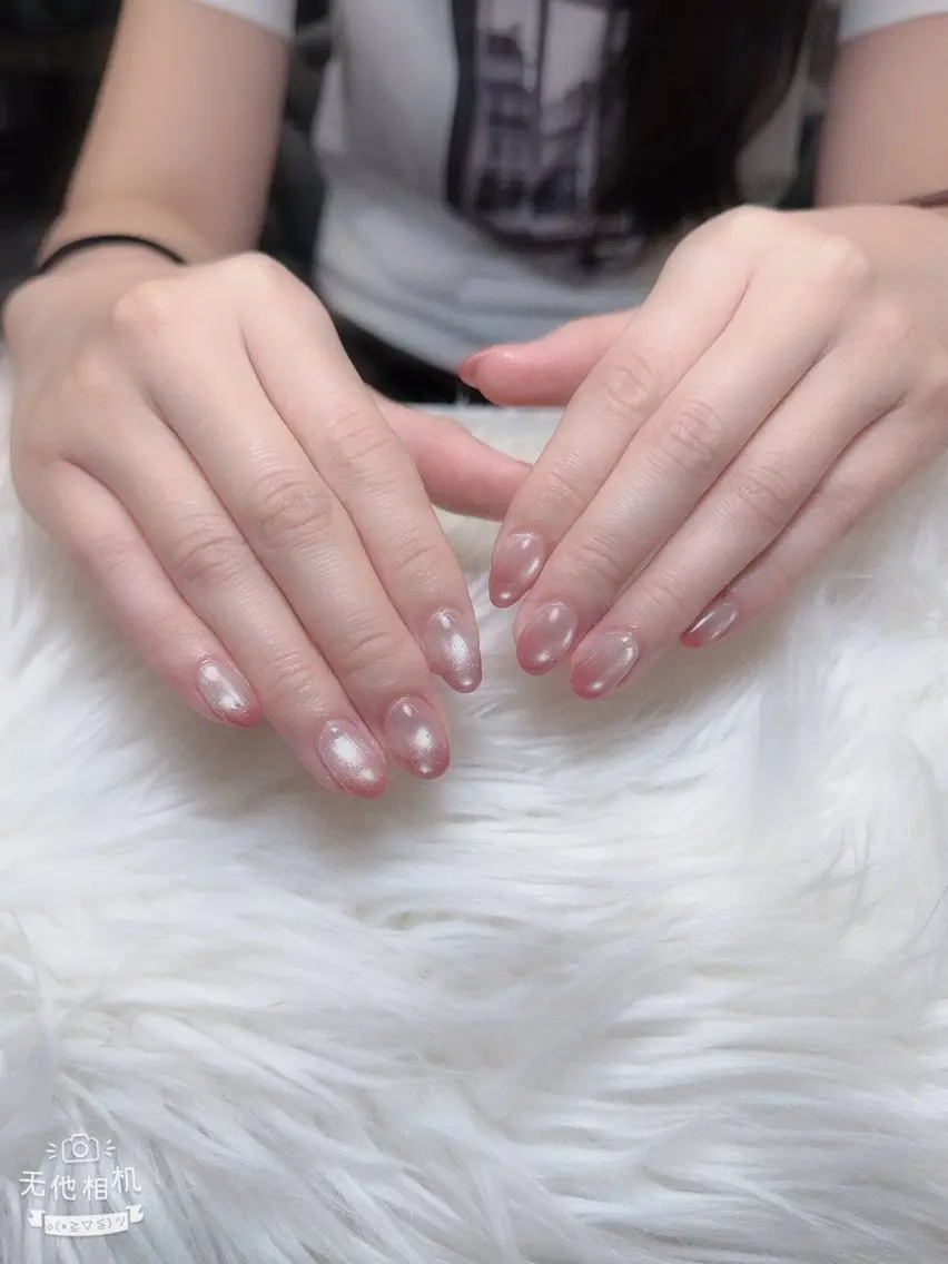 ネイル 長さ出し フレンチネイル グラデーション 韓国ネイル マグネットネイル ハンドネイル VB HEAVEN nailのネイルデザイン