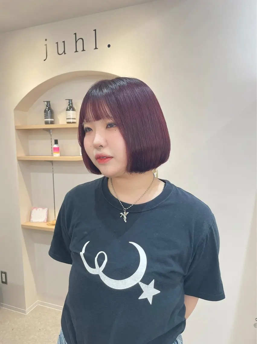 カラー カット ヘアカラー トリートメント REINA ISHIDOのヘアスタイル