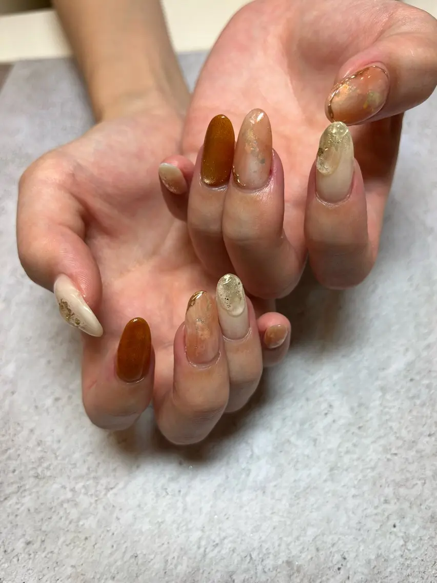 ネイル ハンドネイル 【LINON】 airiのネイルデザイン
