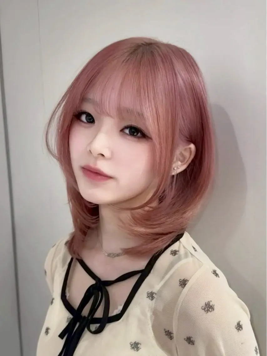 ロング カラー 艶髪×透明感カラー りなのヘアスタイル