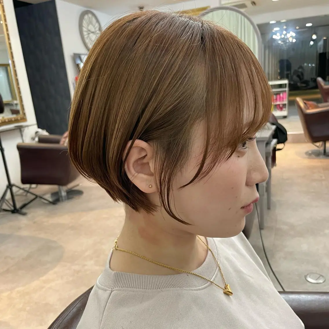 ショート 小顔カット 北村 斗和のヘアスタイル