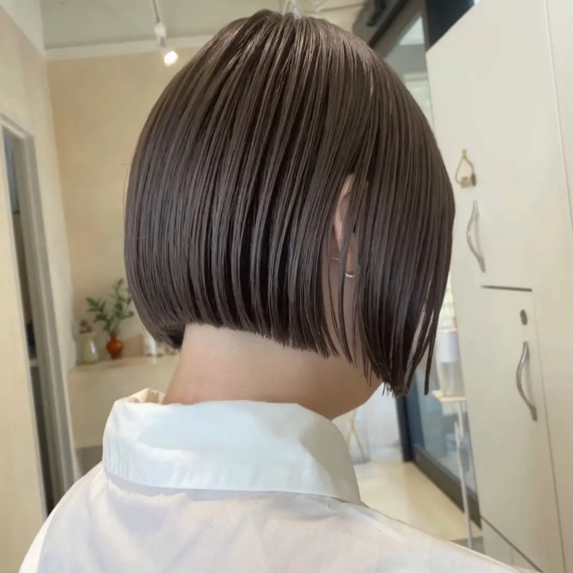 ショート カラー ボブ/ミニボブ 透明感カラーkadoのヘアスタイル