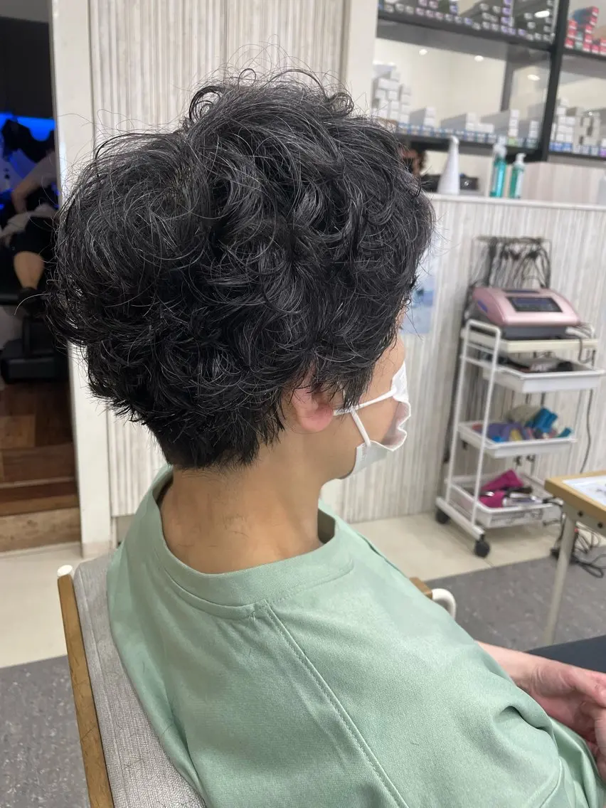 ショート カット パーマ PROGRESS‣‣ 福澤 可音🐯🐝のヘアスタイル