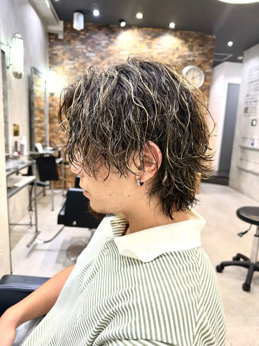 メンズ カット パーマ 沖縄メンズパーマ/ TSUME🌈のヘアスタイル