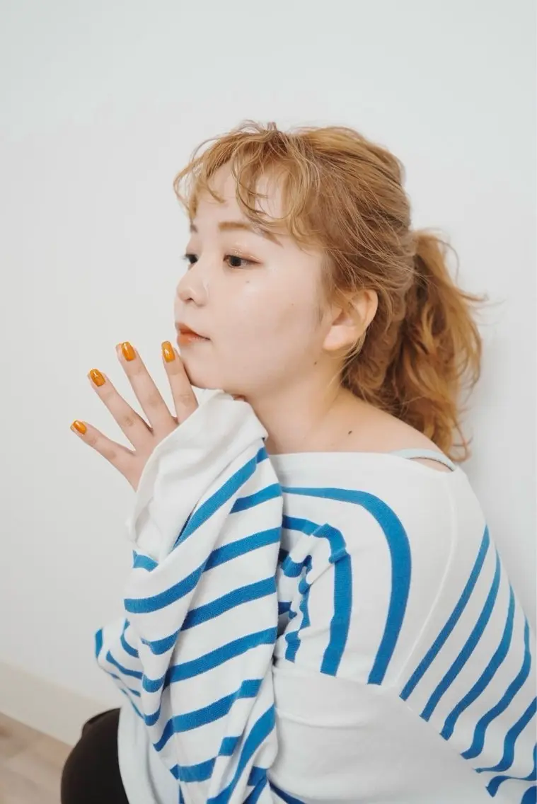 ロング カラー ブリーチ NAGONSTYLE 田村　莉生のヘアスタイル