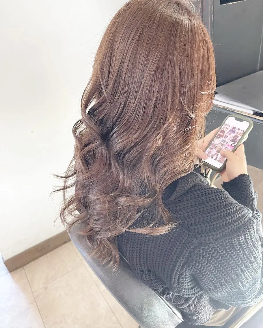 セミロング 剣持友希/ifh iizuka/高崎のヘアスタイル