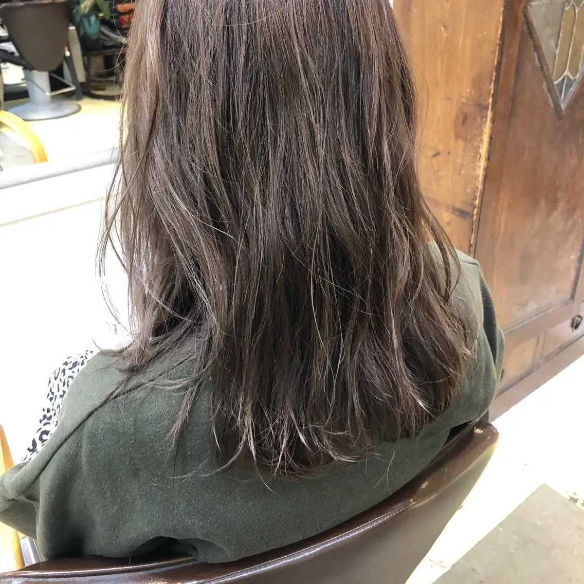 セミロング カラー カット ヘアカラー Moca 〰️のヘアスタイル