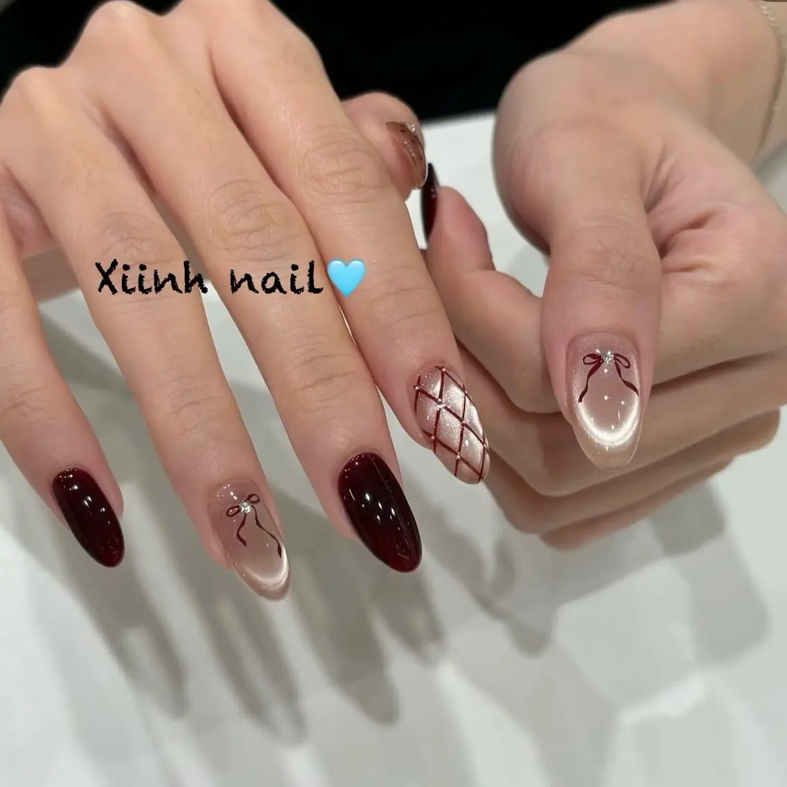 ネイル チークネイル 桜ネイル フットネイル ジェルネイル ハロウィン ハンドネイル XIINH NAIL SALONのネイルデザイン
