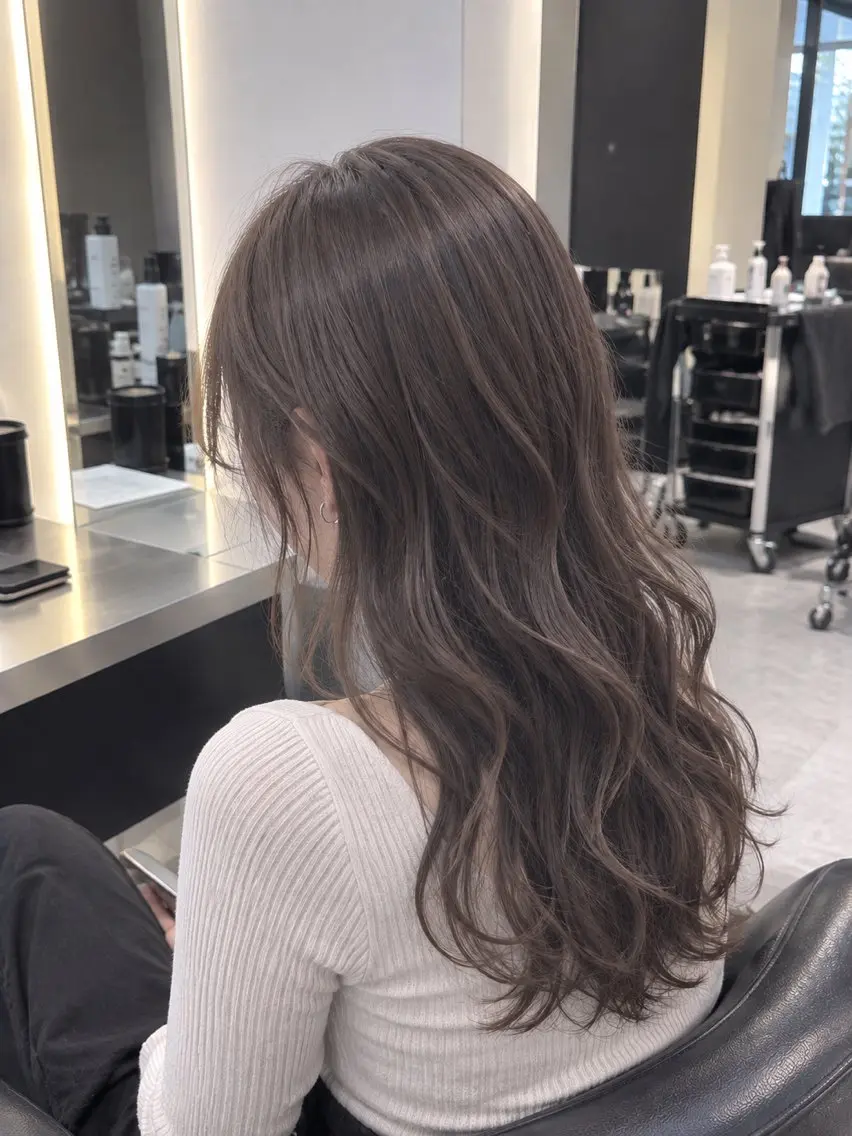 【先着4名‼️】カット➕デジタルパーマ➕トリートメント🫧【コテ巻き風パーマ🌀】簡単スタイリング方法もお教えします✨の写真