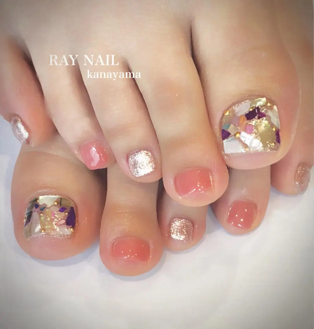 ネイル フットネイル Arowa 伊田のネイルデザイン