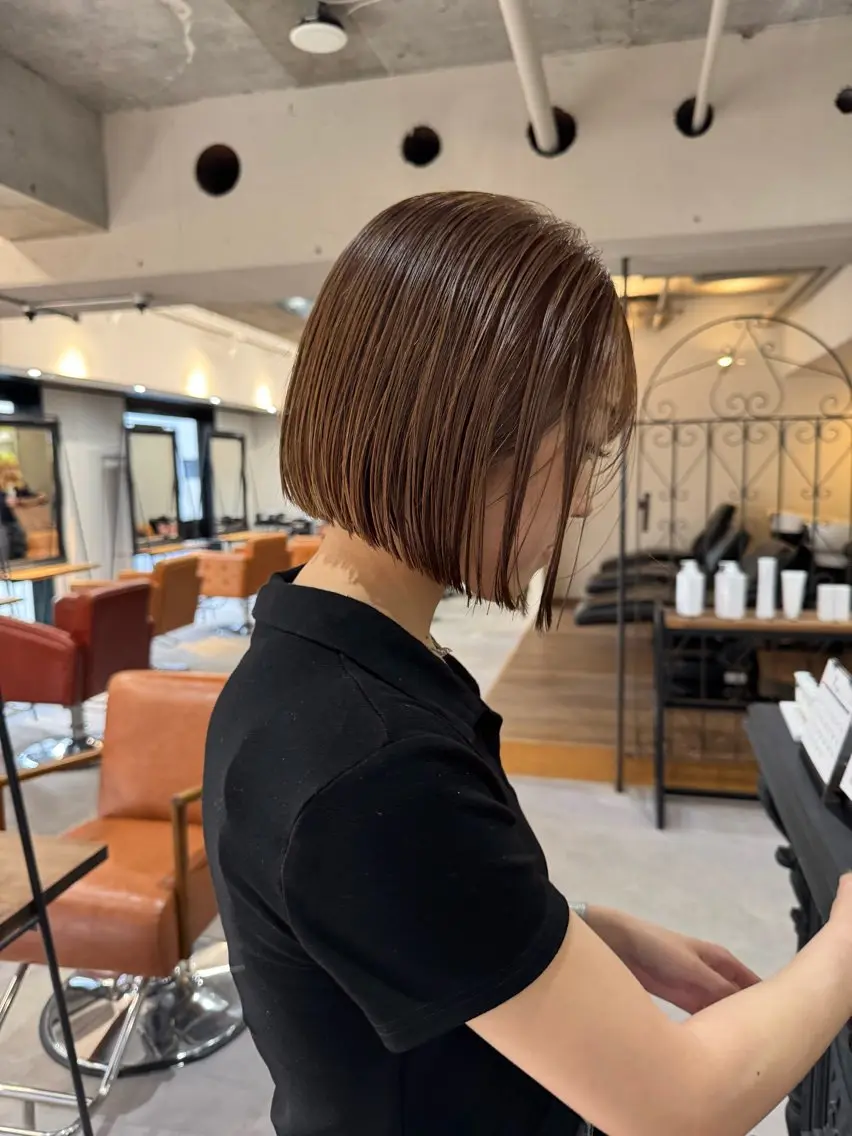 ショート カラー カット ヘアカラー トリートメント 似合わせ特化 /馬場 翼のヘアスタイル