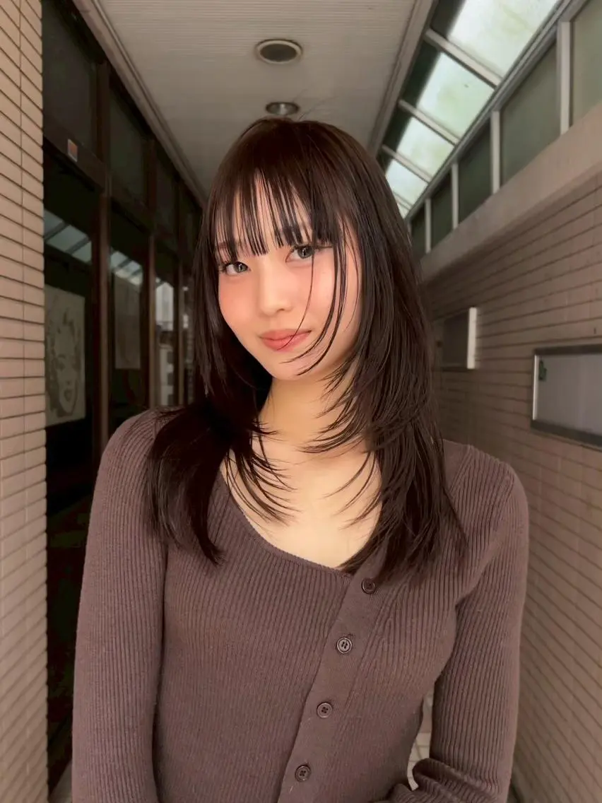 🐶見た目まで変わる🐶カット+全体の髪質改善ストレート✂️リタッチも同額🌿の写真
