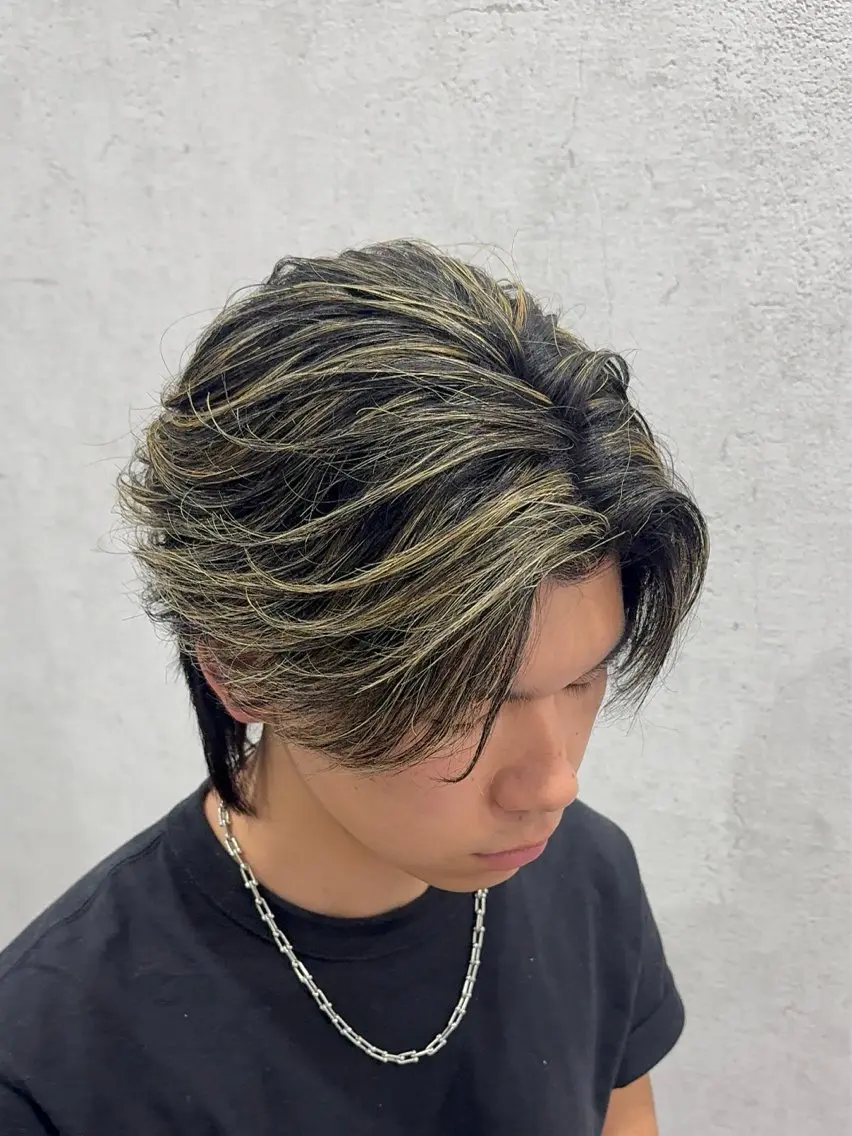 パーマ メンズ フェザーパーマ メンズパーマ カット パーマ 毛流れ/シャドウ 🇰🇷AYATOのヘアスタイル