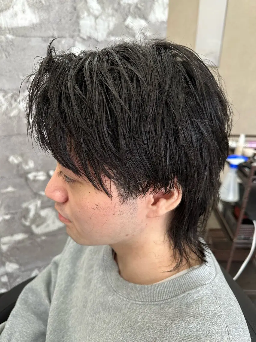 ショート パーマ メンズ メンズパーマ くせ毛 ✨愛知県初アイロン パーマ/ 瀬見井✨のヘアスタイル