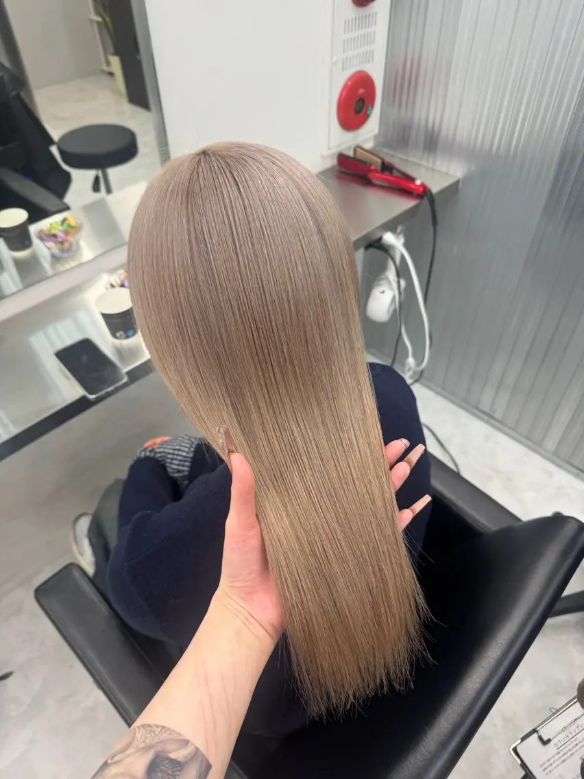ロング カラー ピンク🎀/ベージ ュ🧸🥞/ユウキのヘアスタイル