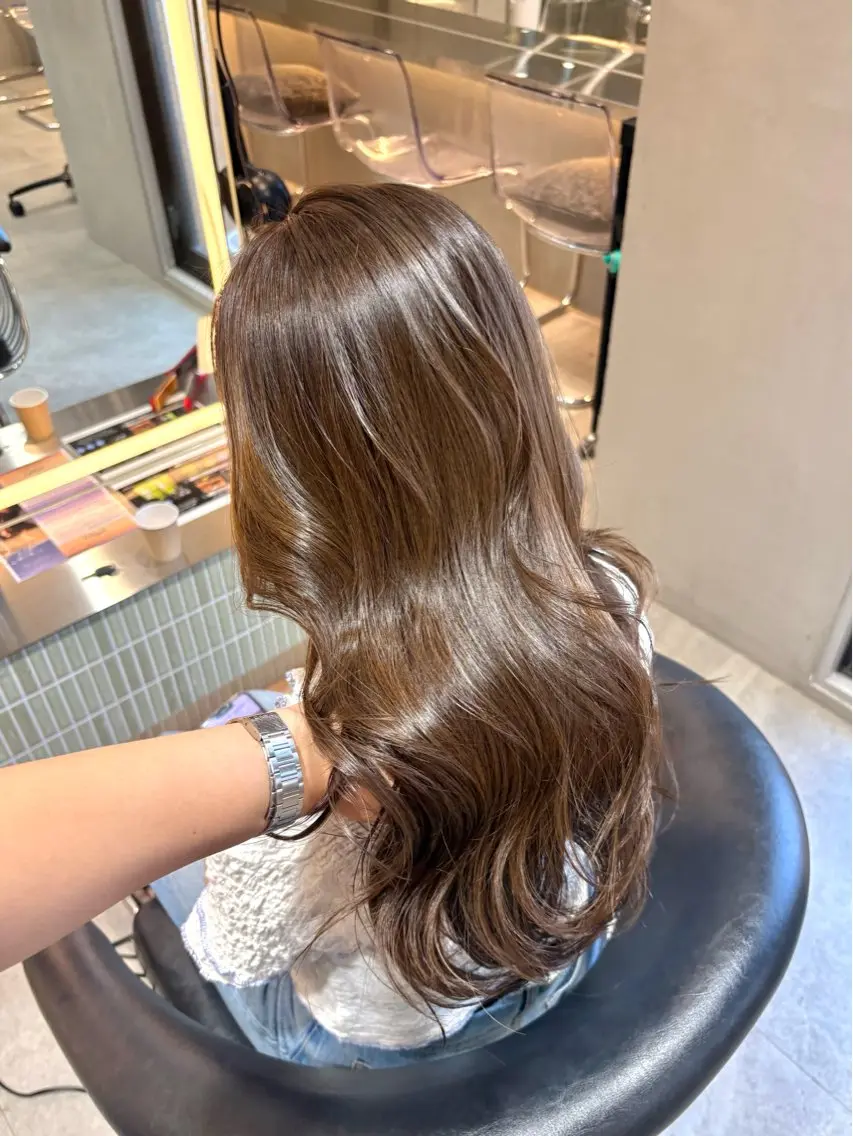 ロング カット ヘアカラー 縮毛矯正 トリートメント 🩵縮毛矯正/ブリー チ/髪質改善/いつかのヘアスタイル