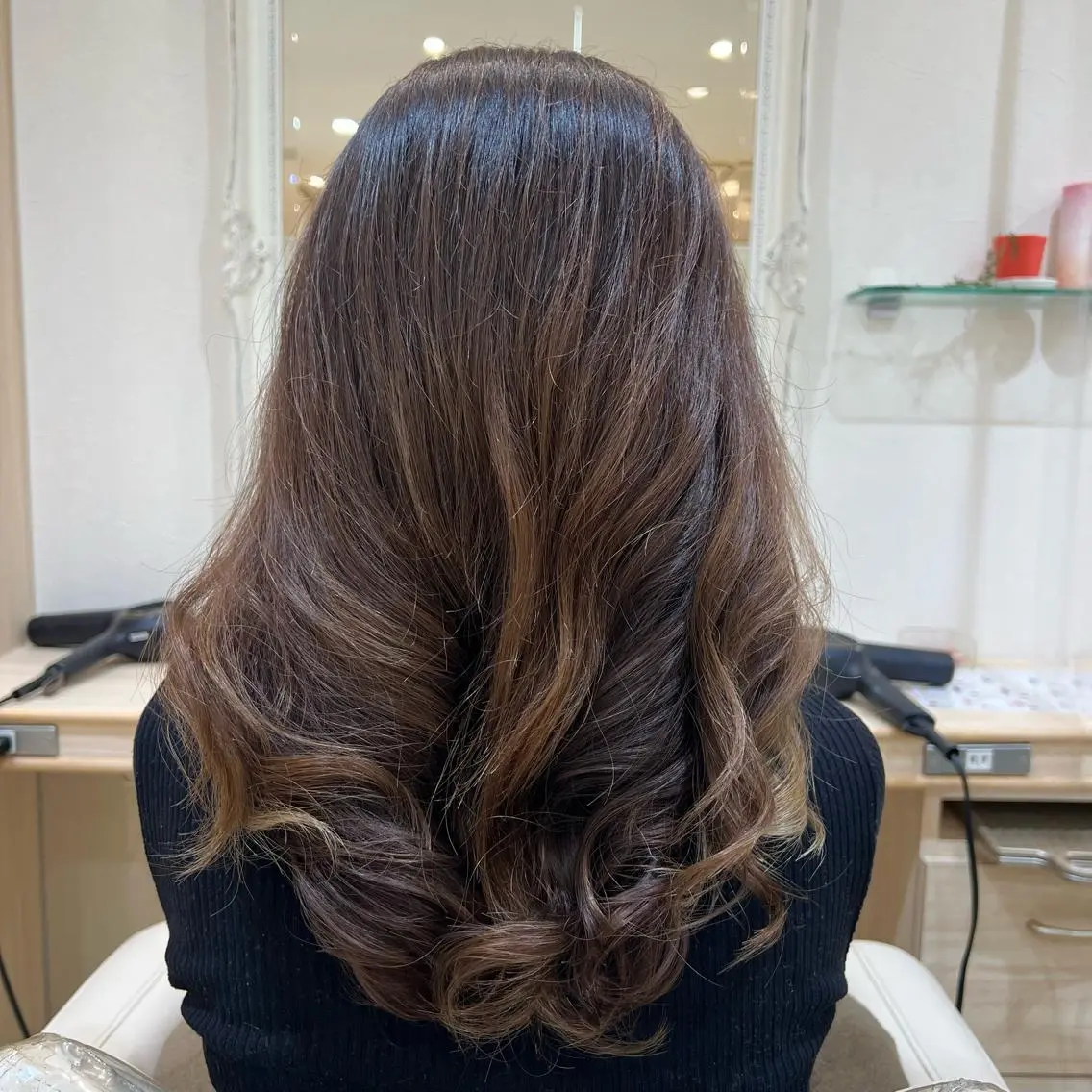 パーマ 韓国風🌷✨ 守屋紗希のヘアスタイル