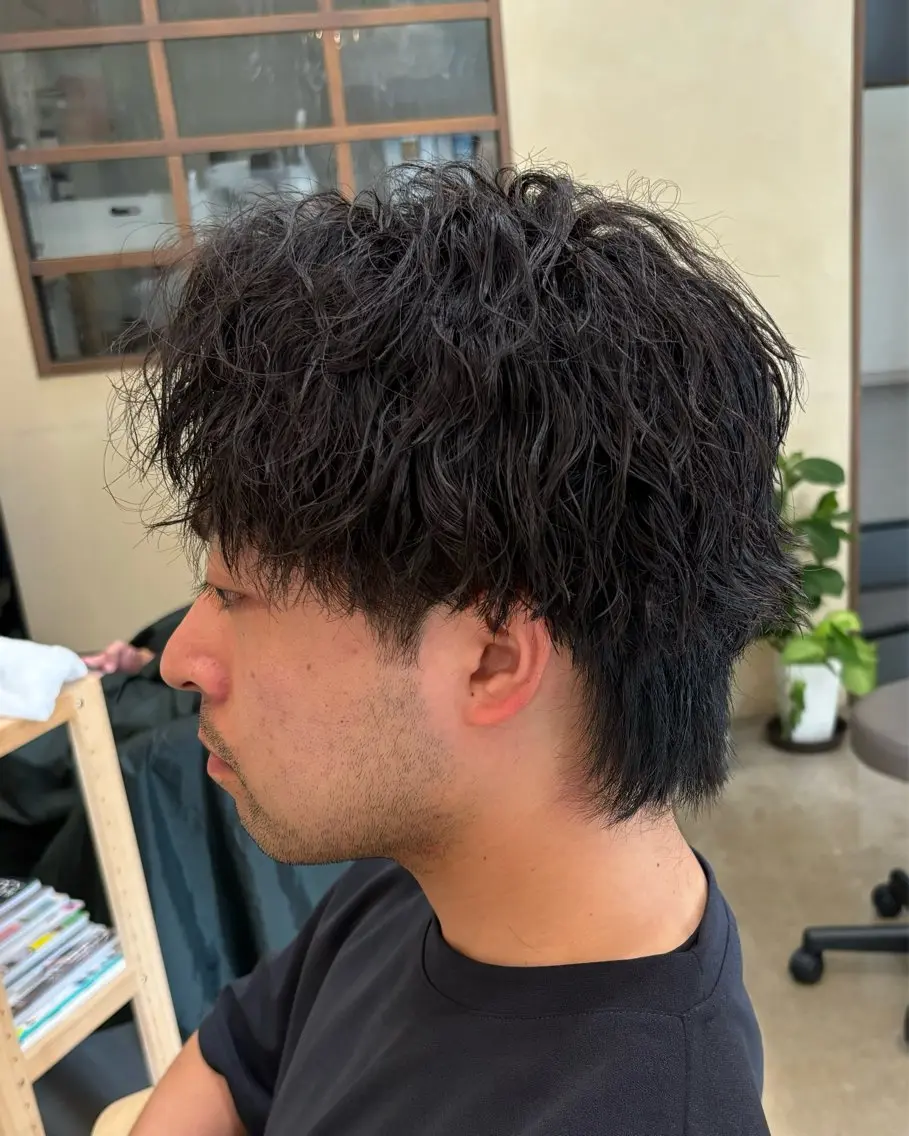 ショート メンズ カット パーマ トリートメント 鹿児島 TSUBASAのヘアスタイル