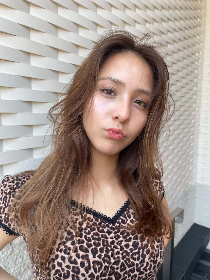 ロング カラー カット 🎀レイヤー/パーマ カラー/ai🎀のヘアスタイル