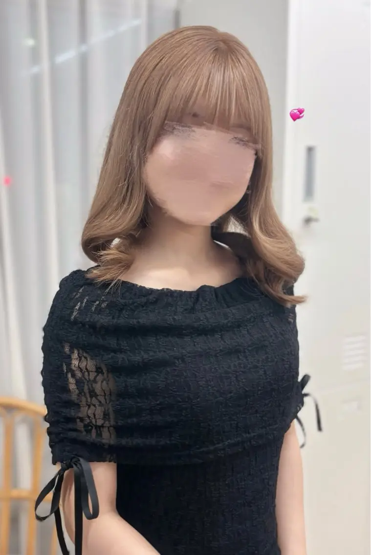 セミロング カラー ヘアカラー ❤︎KOHARU❤︎ 二条/モデル様急募のヘアスタイル