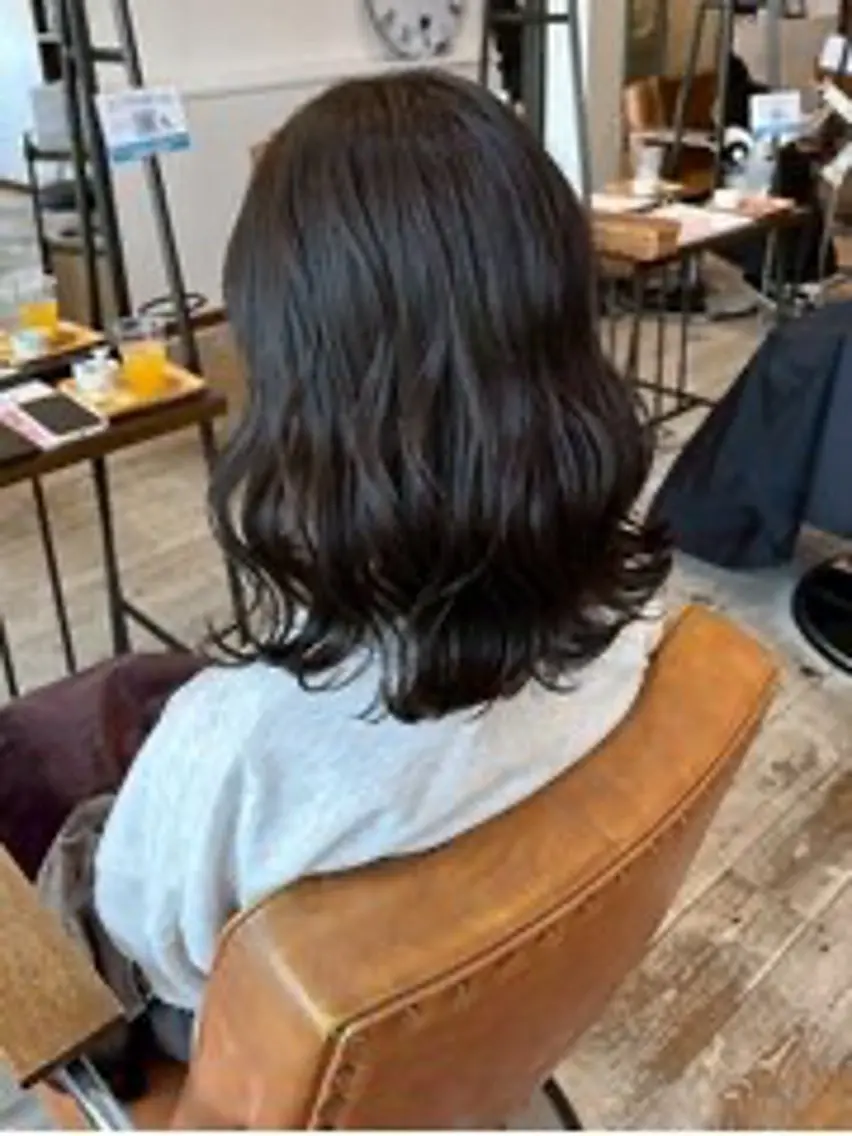 ミディアム カラー ヘアカラー トリートメント set-up juriのヘアスタイル