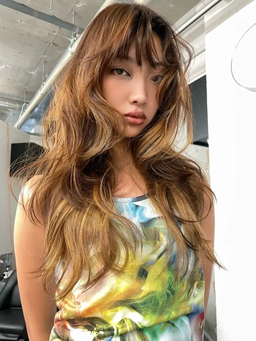 ロング カラー 中野 晴登のヘアスタイル