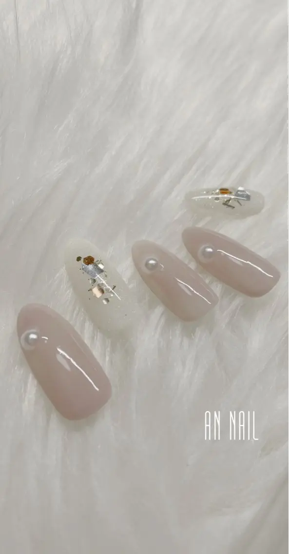 ネイル ニュアンスネイル オフィスネイル シンプルネイル AN Nailのネイルデザイン